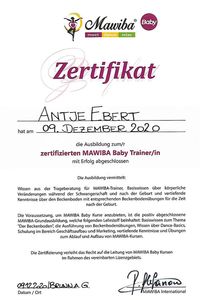 Zertifikat-MAWIBA-Baby